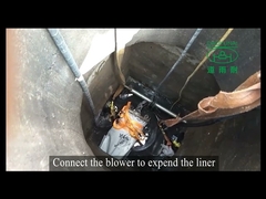 No Dig Pool Pipe Repair UV CIPP Equipment Process Repair Sewer Altamente integrato