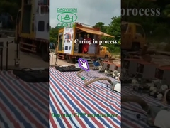 Installazione sotterranea in resina saturata con fibra di vetro con rivestimento indurito per apparecchiature CIPP polimerizzate con UV