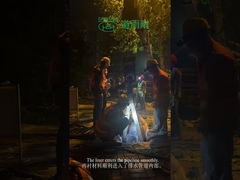 Fognatura polimerizzata sul posto Rivestimento CIPP polimerizzato ai raggi UV Materiale umido Appaltatori grezzi Sotterranei Non è necessario scavare