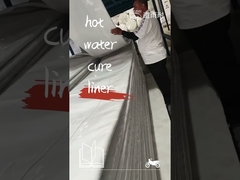 Fodera per inversione della gravità dell'acqua per riparazione fognature municipali con inversione dell'acqua CIPP senza scavo