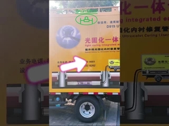 Formazione di resina di vetro e poliestere rivestimento UV CIPP installazione rapida con resina UP