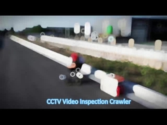 Telecamera ad alta definizione CCTV Pipe Crawler con lunghezza di cavo 130m Durable