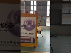 Installazione di attrezzature CIPP UV di piccolo diametro Canalizzazione riparata senza scavo