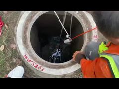 Telecamera di ispezione per tubi fognari con telecamera wireless CCTV, spina di coda per difetti nelle tubazioni