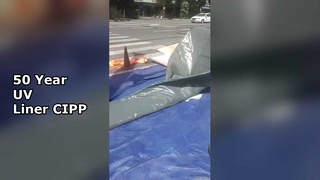 Riparazione della rete fognaria del rivestimento CIPP UV per 50 anni senza scavi