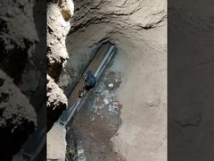 Piano di costruzione speciale per la riparazione UV-CIPP di una tubazione parzialmente crollata (senza copertura del suolo)