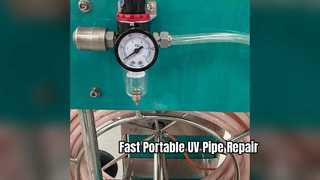 Sistema portatile di riparazione tubi CIPP UV da DN100 a DN250