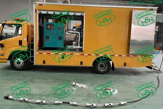 Equipaggiamento CIPP UV senza fossa per tubi di diametro DN200 - 600 mm