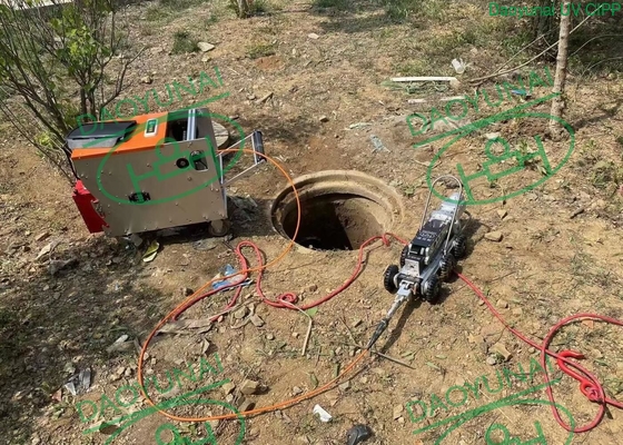 Ispezione video di fognature compatte con capacità di intensità luminosa super elevata