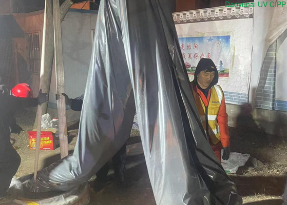 Super grande rivestimento UV DN1650 da 65m di lunghezza è stato installato a Qingdao Shandong