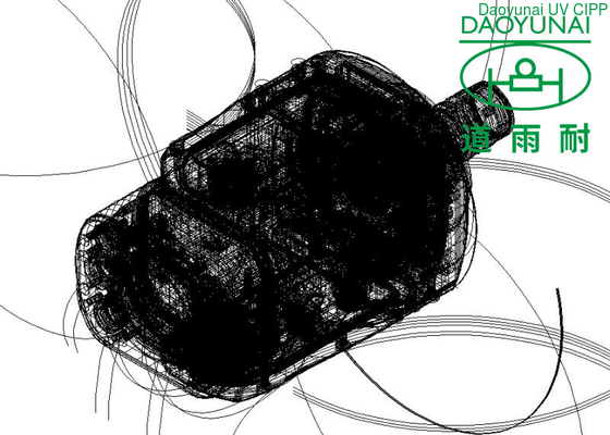 Macchina fotografica PTZ di HD per il sistema automatico della macchina fotografica di ispezione del tubo dell'unità del cingolo del Cctv